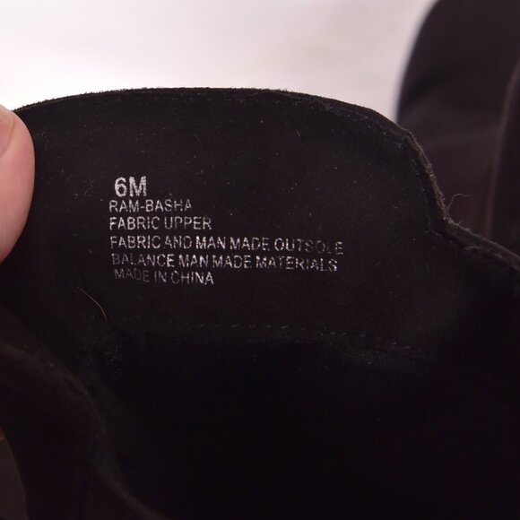 Rampage Black Faux Suede Boots Benji Size 6M - Picture 7 of 9
